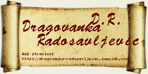 Dragovanka Radosavljević vizit kartica